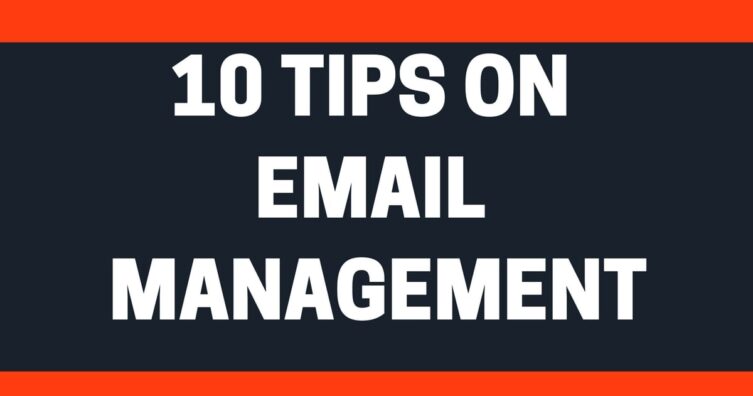 10 consejos sobre la gestión del correo electrónico